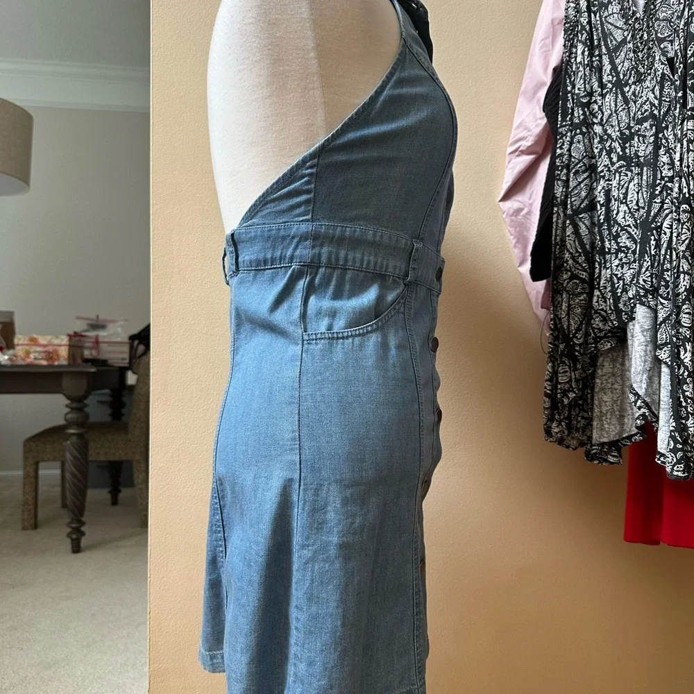 Free People Women's Size XS Sami Denim Mini Dress Bali Blue NWT - Picture 3 of 8